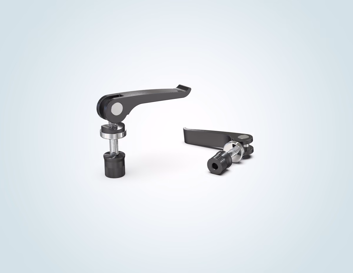 Exzenterspanner Gewinde Edelstahl, Griff: Aluminium